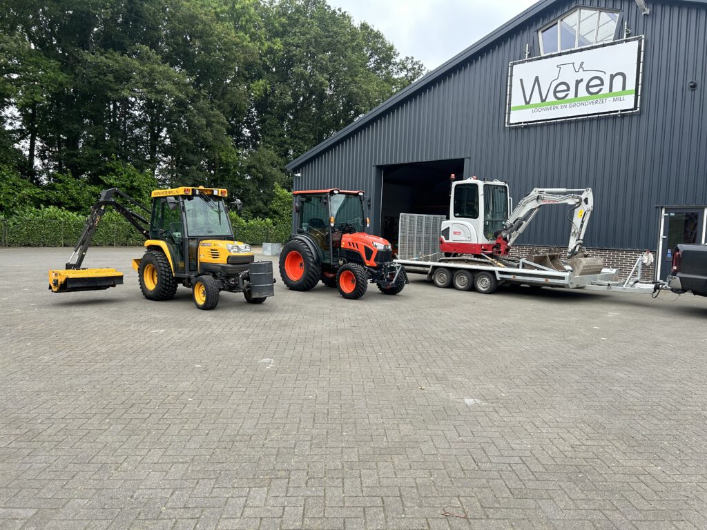 Aanhanger huren Mill hoogwerker huren mill